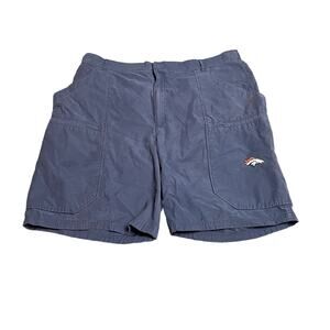 Denver Broncos Reebok NFL On Field Cargo Shorts Size XL Football Comfort Stretch